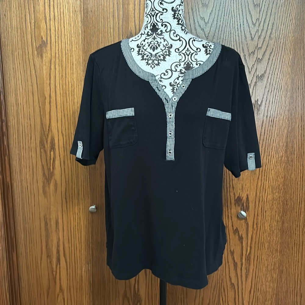 Karen Scott short sleeve top